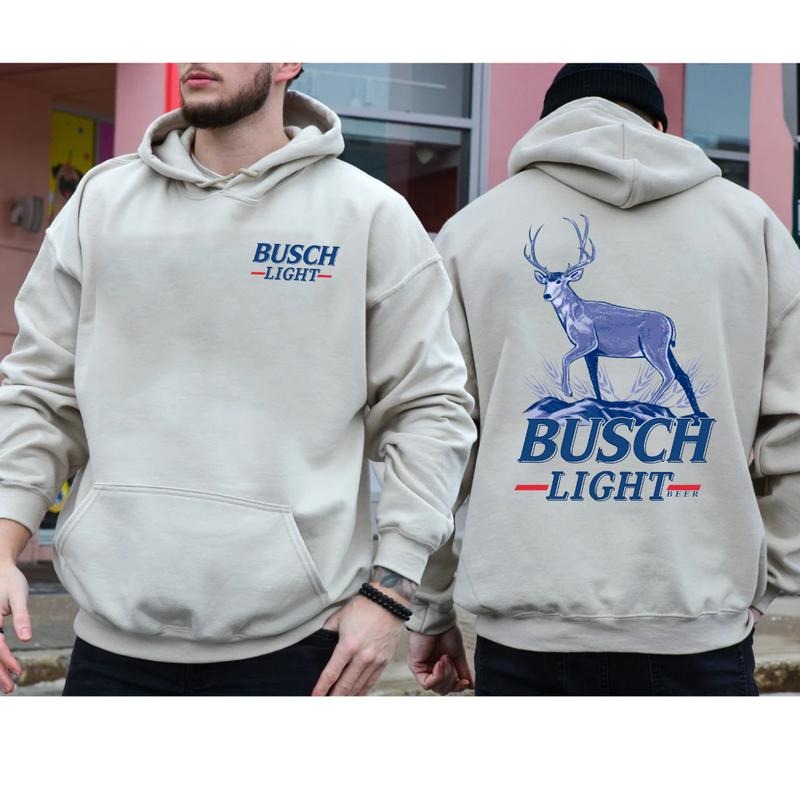 Busch Light Deer Hoodie & Sweatshirt, Classic Fit for Him and Her T-Shirts | WearSparks.com