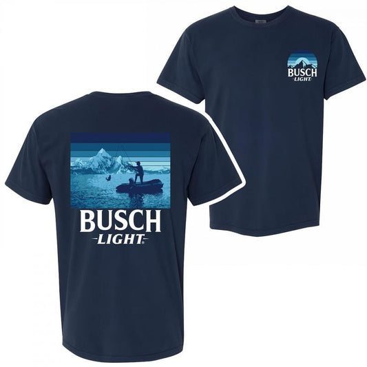 Busch Light Fishing Front and Back Print T-Shirt Hoodie, Sweatshirt | WearSparks.com