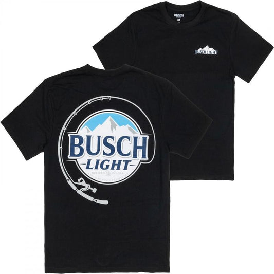 Busch Light Fishing Pole Front and Back Print T-Shirt Hoodie, Sweatshirt | WearSparks.com