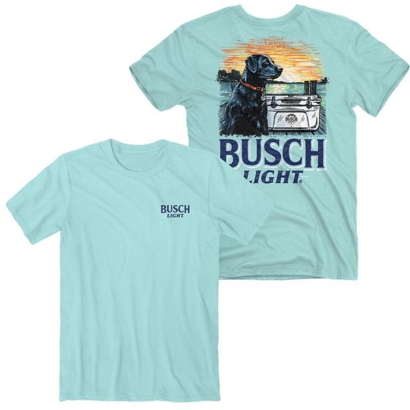 Busch Light Man's Best Friend Front and Back Print T-Shirt Hoodie, Sweatshirt | WearSparks.com