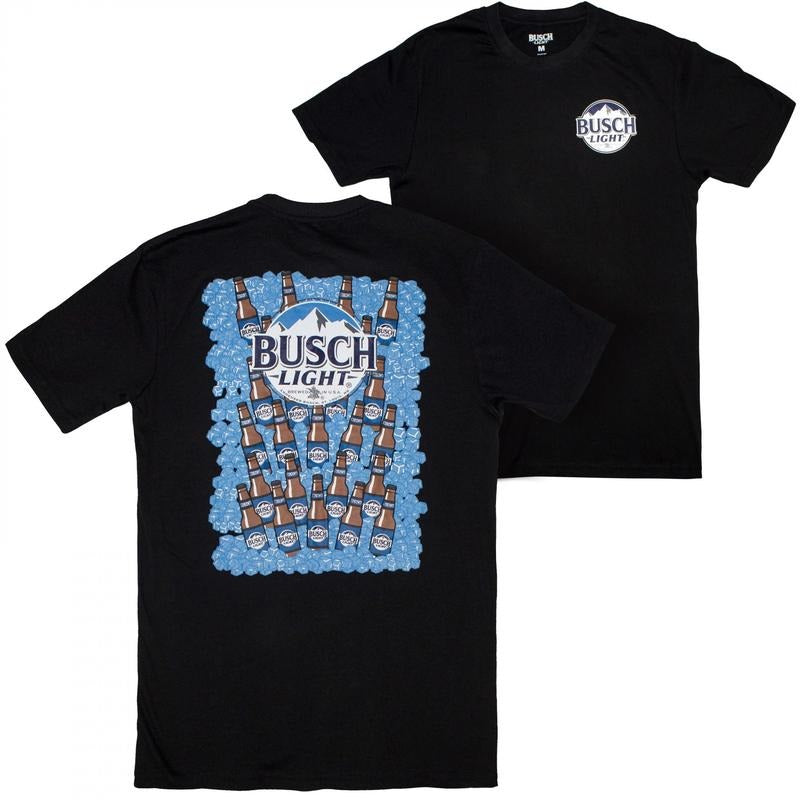 Busch Light On Ice Front and Back Print T-Shirt Hoodie, Sweatshirt | WearSparks.com