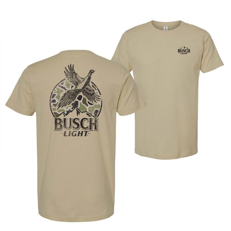 Busch Light Pheasant Hunting Camo Logo T-Shirt Hoodie, Sweatshirt | WearSparks.com