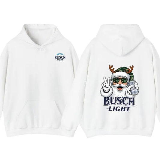 Busch Light Santa Christmas Hoodie, T-Shirt