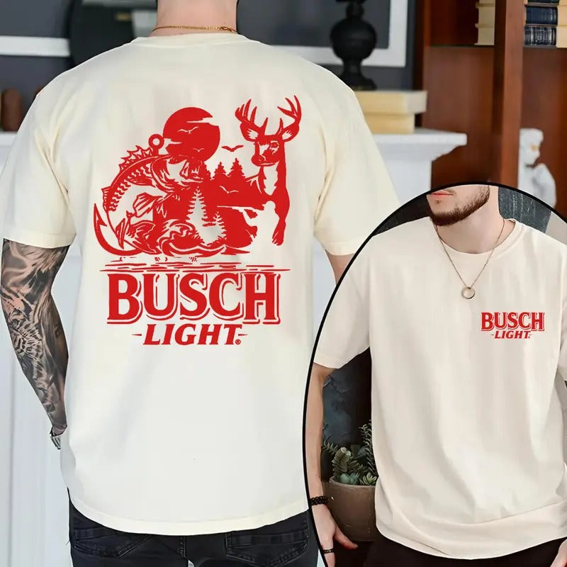 Busch Light Summer Hunting Tshirt, Classic Men's & Women's Long Sleeve Casual T-shirt Hoodie, Sweatshirt | WearSparks.com