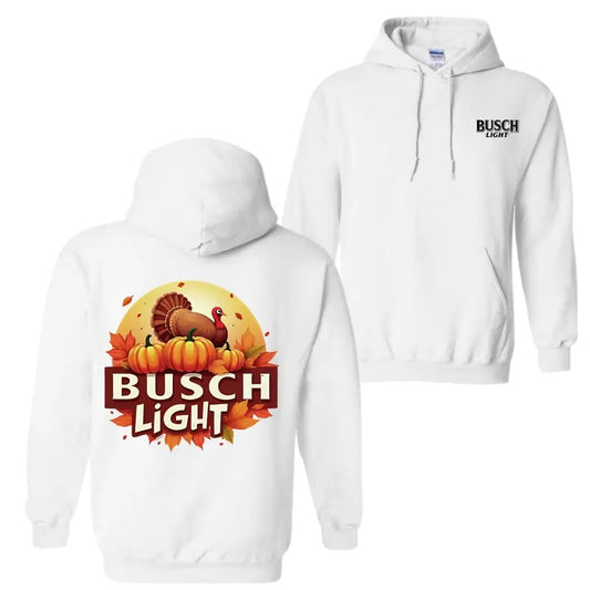 Busch Light Thanksgiving Hoodie T-Shirt, Unisex Hoodie Perfect For Beer Lovers And Thanksgiving Spirit Sweatshirt