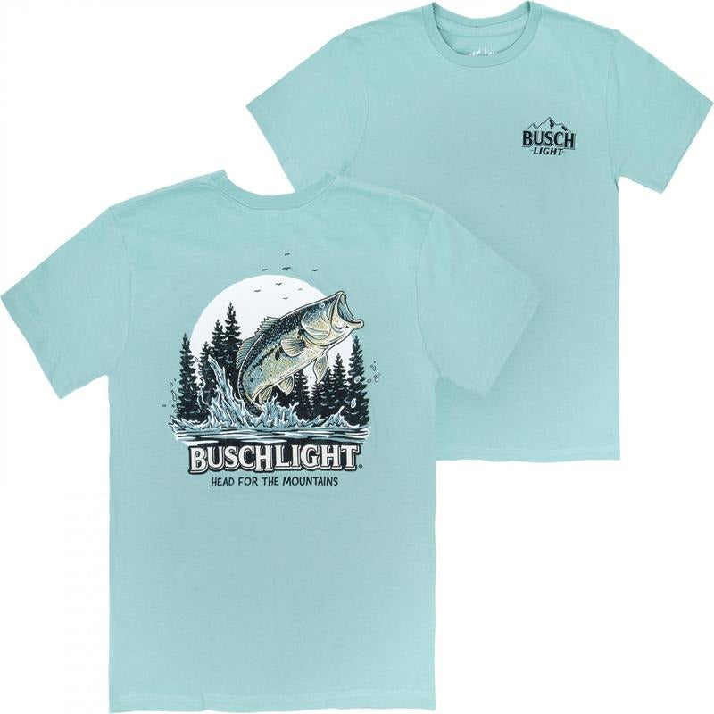 Busch Light Wild Bass Front and Back Print T-Shirt Hoodie, Sweatshirt | WearSparks.com