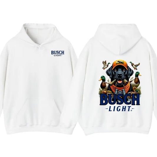Busch light Duck And Dog Hunting T-Shirt, Hunting Dog Christmas Hoodie, Ideal for Outdoor Enthusiasts and Dog Lovers,...