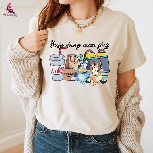 Busy Doing Mom Stuff, Dog Mom Sweatshirt, Bluey Mom, Mama Sweatshirt, Motherhood Crewneck, Dr. Pepper Sweatshirt, Diet...