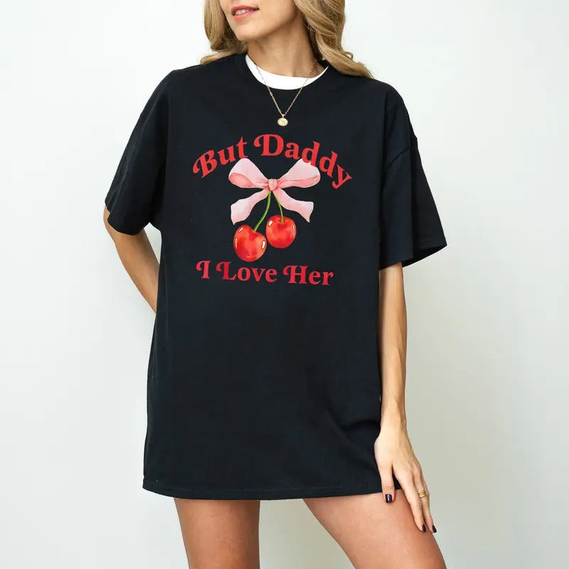 But Daddy I Love Her, Retro Lesbian Shirt, Bi Pride Shirt, Pan Pride, Funny Lesbian Shirt, Lesbian Clothes, Demiromantic...
