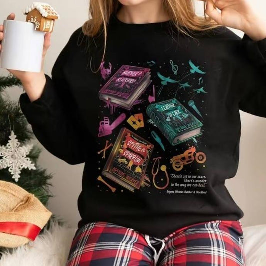 Butcher & Blackbird Dark Romance Sweatshirt, Scythe Sparrow Shirt Merch, Brynne Weaver Inspired Apparel , Smut Gift,...