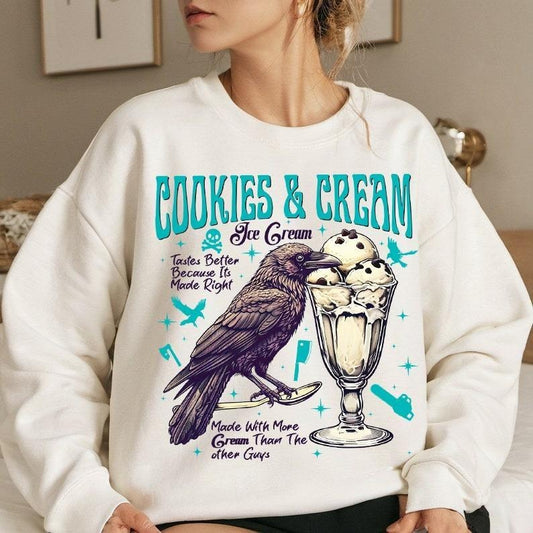 Butcher Blackbird Dark Romance Sweatshirt, T-shirt, Hoodie, Cookie & Cream Ice Cream Shirt, Brynne Inspired Book Shirt,...
