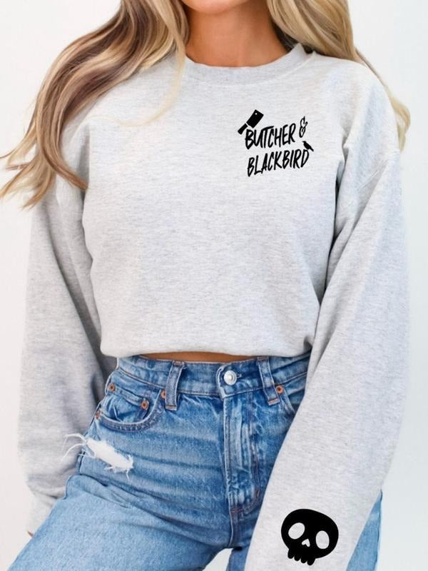 Butcher and Blackbird Sweatshirt, Booktok Hoodie, Brynne Weaver Merch, Books Reader Shirt, Dark Romance Unisex Soft...