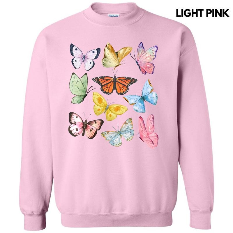 Butterfly In The Sky Sweatshirt 'NLB' T-Shirts, Hoodie | WearSparks.com