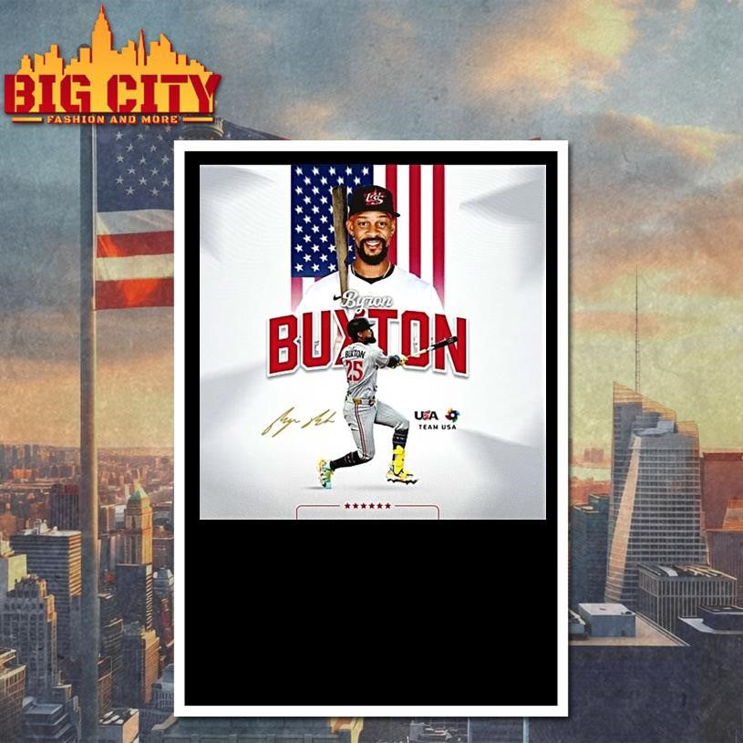 Byron Buxton Team Usa World Baseball Classic Signature Shirt