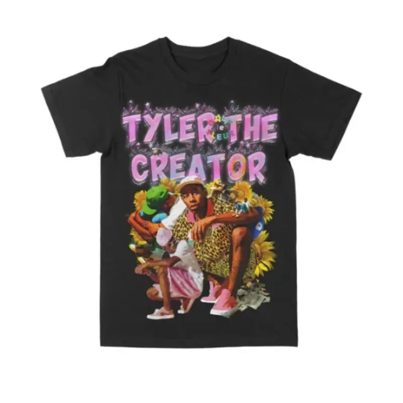 CALL ME WHEN YOU GET LOST TEE - Tyler the creator printed t-shirt, Tyler The Creator Unisex  Tour Concert 2025, Casual,...