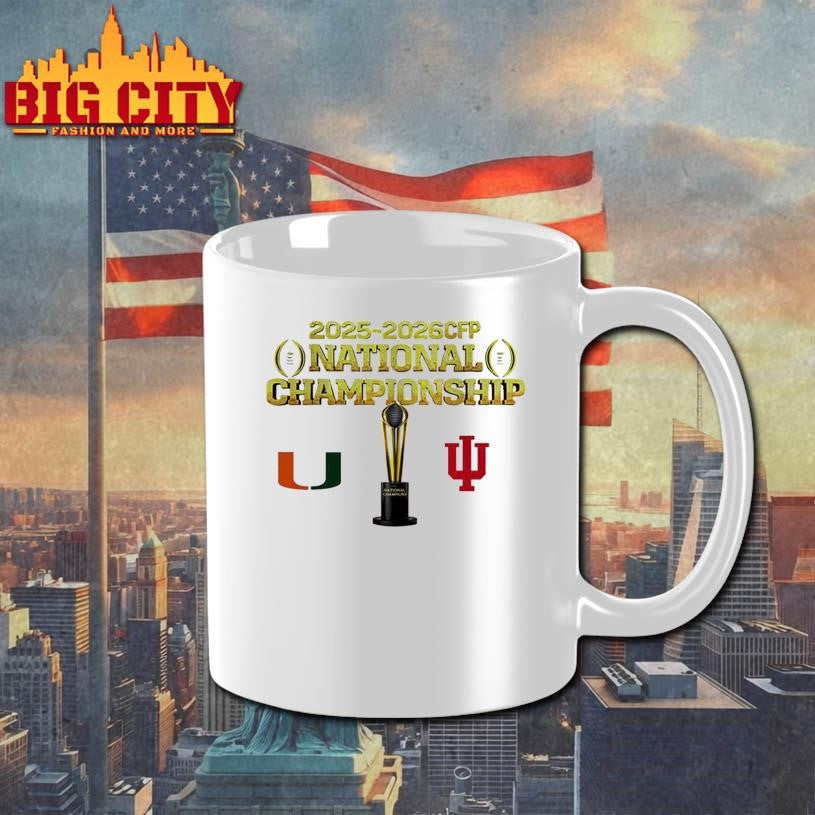 CFP National Championship Miami vs. Indiana 2026 shirt