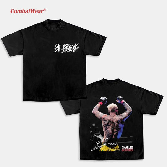 CHARLES OLIVEIRA-DO BRONX TEE, Boxing T-shirt, UFC MMA Shirt, Gym Wear, Gift for Fighters, Sports Apparel Hoodie, Sweatshirt