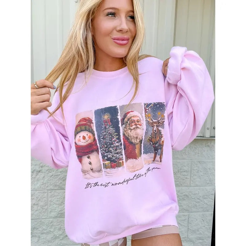 CHRISTMAS COLLAGE GRAPHIC TOP T-Shirts, Hoodie, Sweatshirt | WearSparks.com