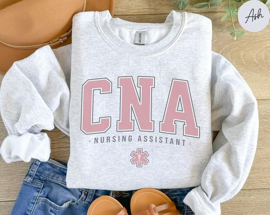 CNA Sweatshirt Nursing Assistant, CNA Shirt, Certified Nursing Assistant Crewneck, CNA Sweater, Cna Nurse Gift for...