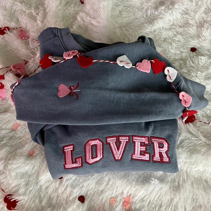 COQUETTE SWEATSHIRT EMBROIDERED VALENTINE DAY SWEATSHIRT EMBROIDERED SWEATSHIRT COMFORT COLORS SWEATSHIRT T-Shirts, Hoodie