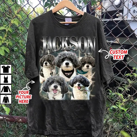 CUSTOM Bootleg Rap Tee, Custom Dog Bootleg Shirt, Custom Dog Shirt, Personalized Pet Bootleg Shirt, Custom Dog's Version,...