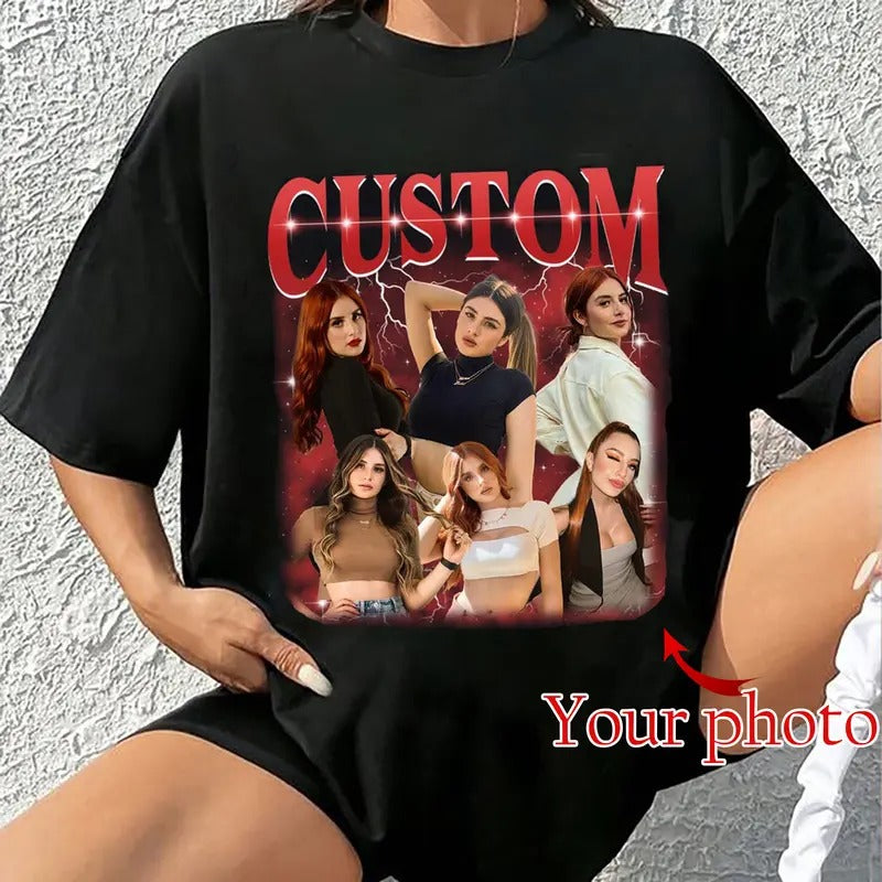 CUSTOM Your Own Bootleg Shirt, Customize Text Bootleg Idea, Insert Your Photos Here, HL41 Hoodie, Sweatshirt | WearSparks.com