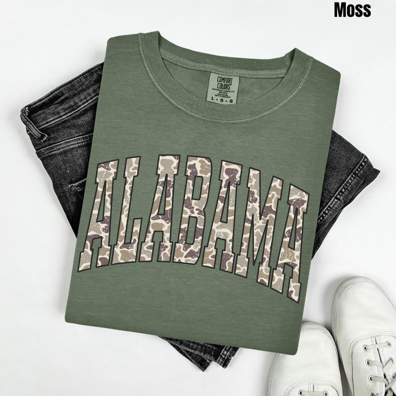 *CUSTOMIZABLE* Camo States Comfort Colors T-Shirt 'NLB' Hoodie, Sweatshirt | WearSparks.com