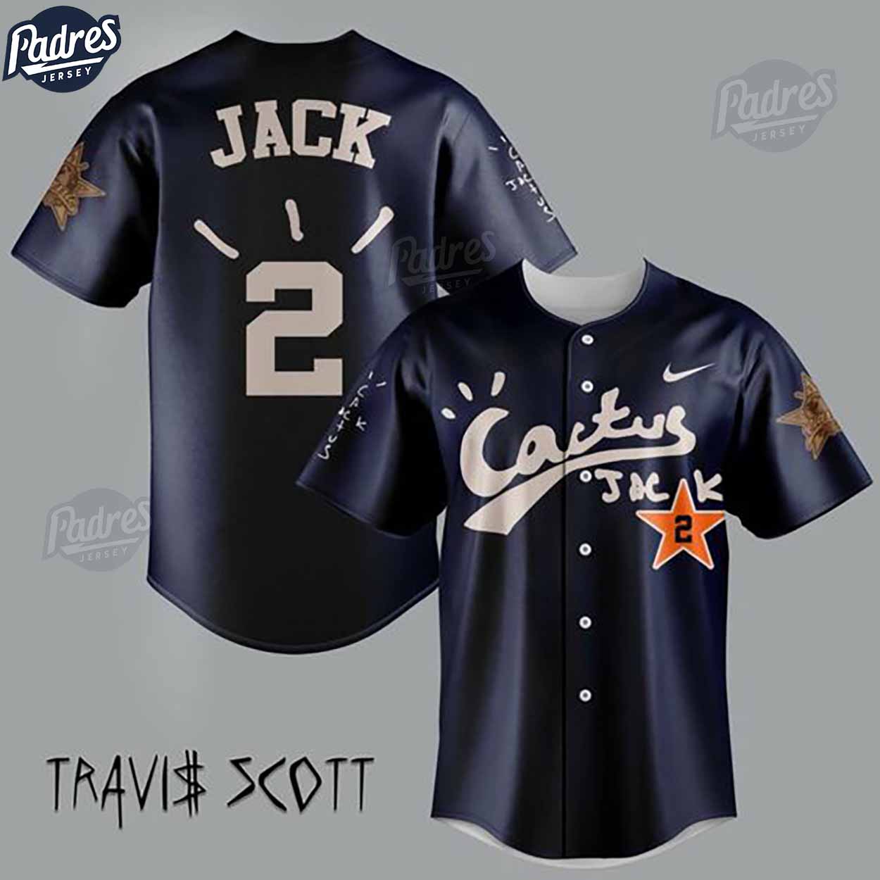Cactus Jack Travis Scott Baseball Jersey - Padres Jersey Oasis: Elevate Your Baseball Style Game T-Shirts, Hoodie, Sweatshirt