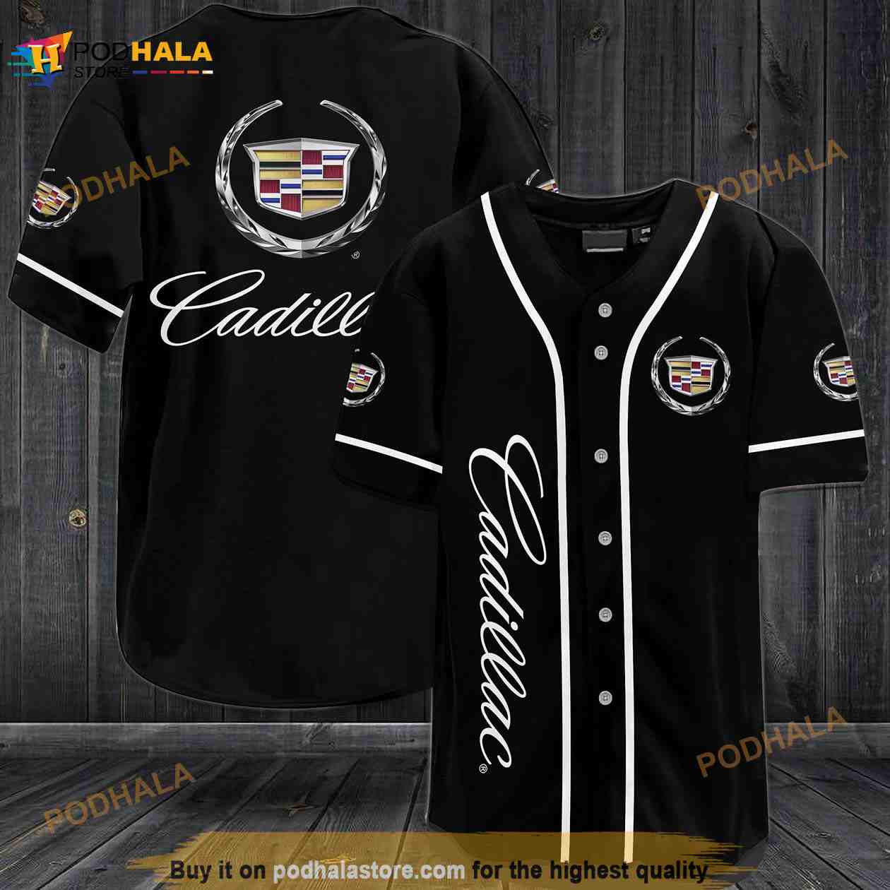 Cadillac 3D Baseball Jersey