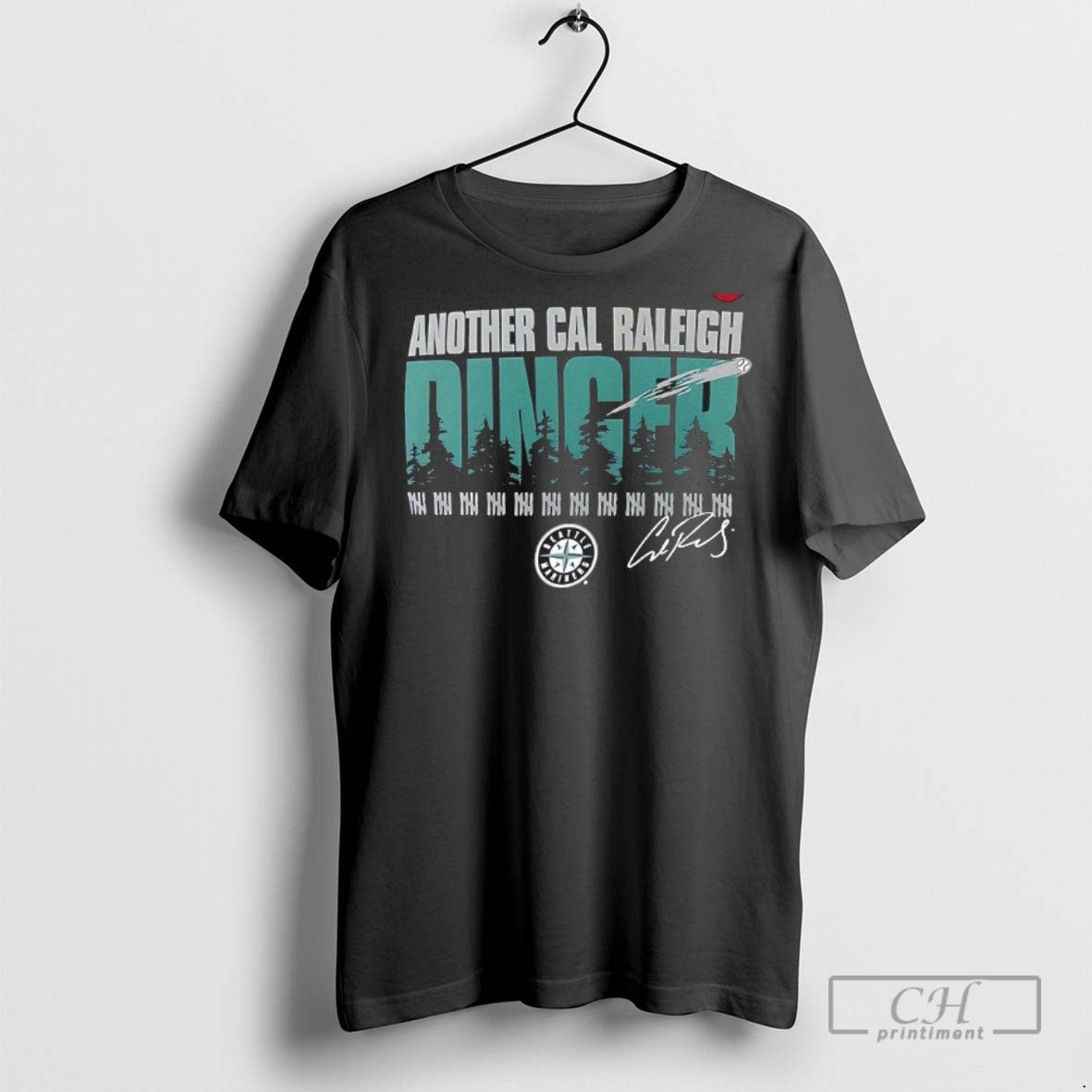 Cal Raleigh Seattle Mariners Another Dinger T Shirts