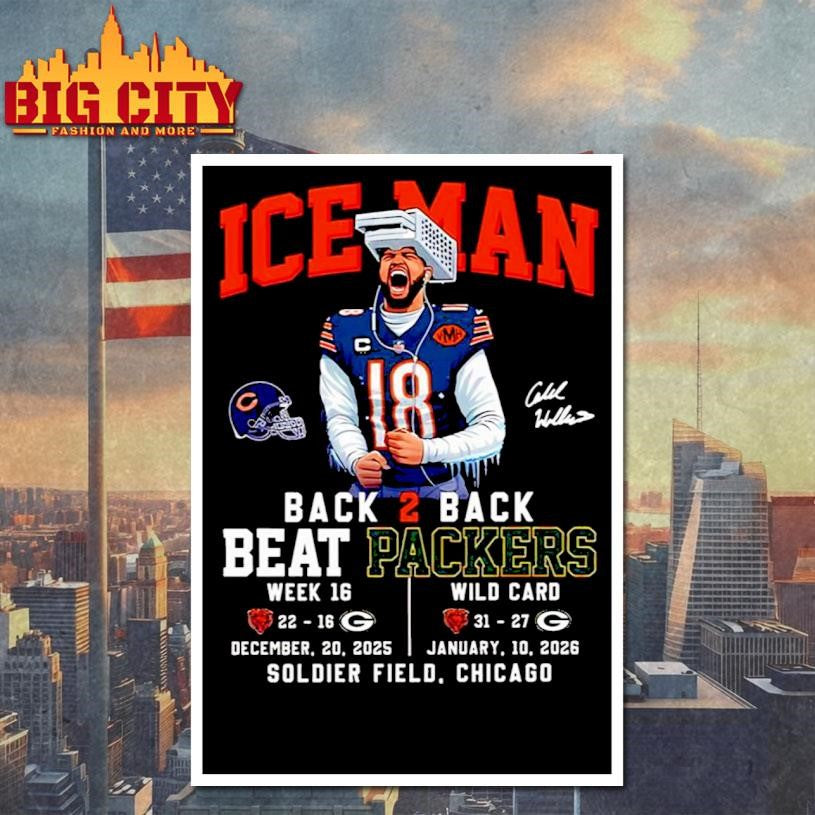 Caleb Iceman Back 2 Back Beat Packers Shirt