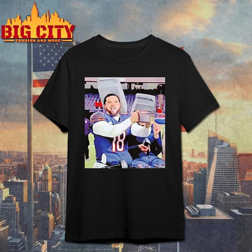 Caleb Williams 2026 Cheese Grater Trolling Packers Shirt