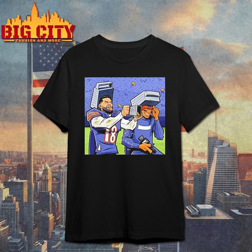 Caleb Williams 2026 Trolling Packers Caricature Shirt