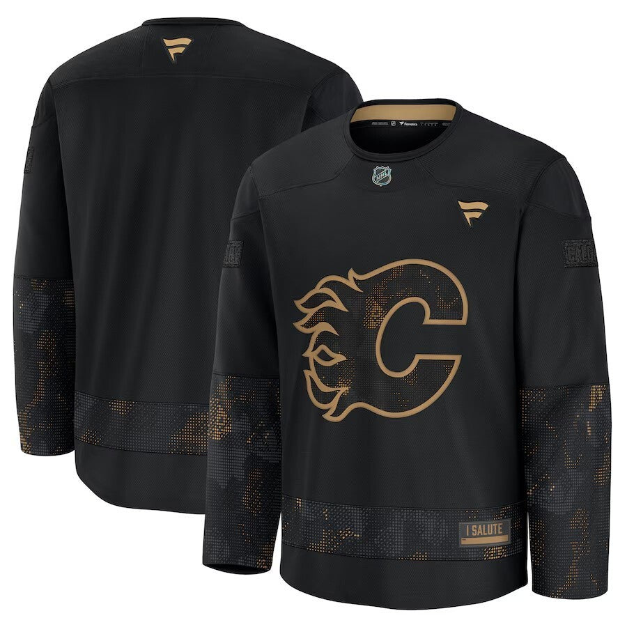 Calgary Flames 2024 Military Appreciation Practice Jersey - Black