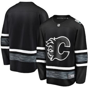 Calgary Flames blank black