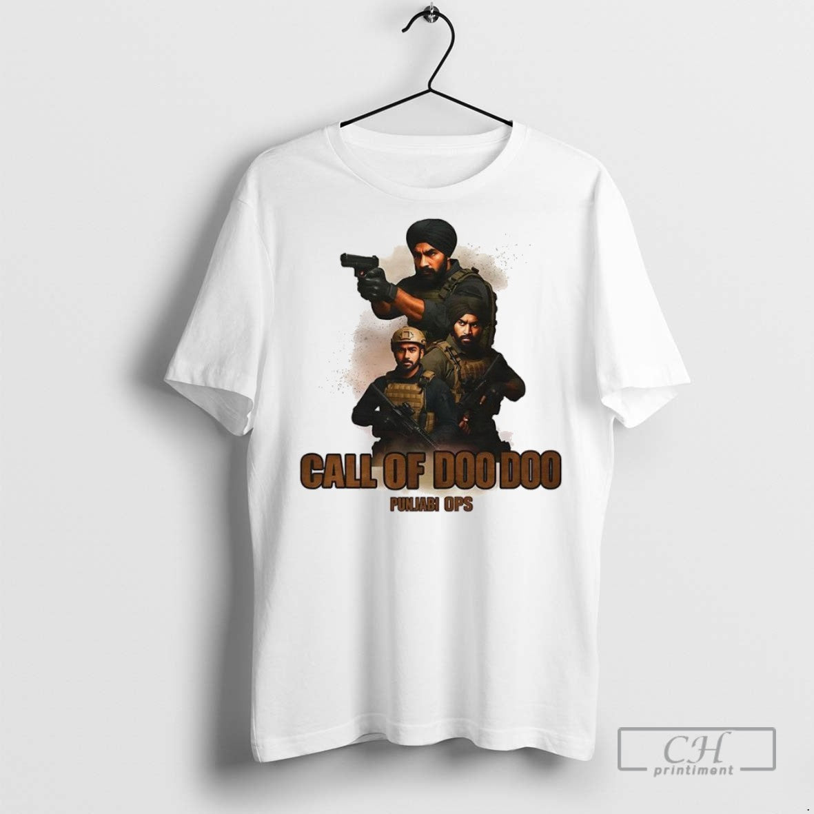 Call Of Doo Doo Duty Punjabi Ops Parody T Shirts