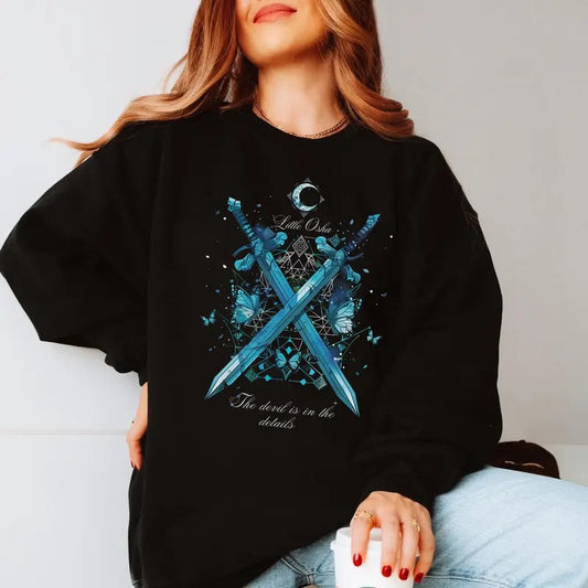 Callie Hart Quicksilver Sweatshirt, Little Osha Hoodie, Stylish Bookish Apparel for Fantasy Romance Lovers, Booktok...