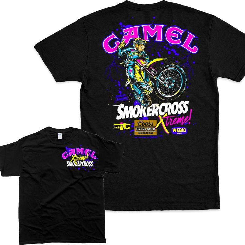 Camel Motorsport Supercross Extreme Graphic ,Shirt for Men , Summer for Men Casual Wear Hoodie, Sweatshirt | WearSparks.com