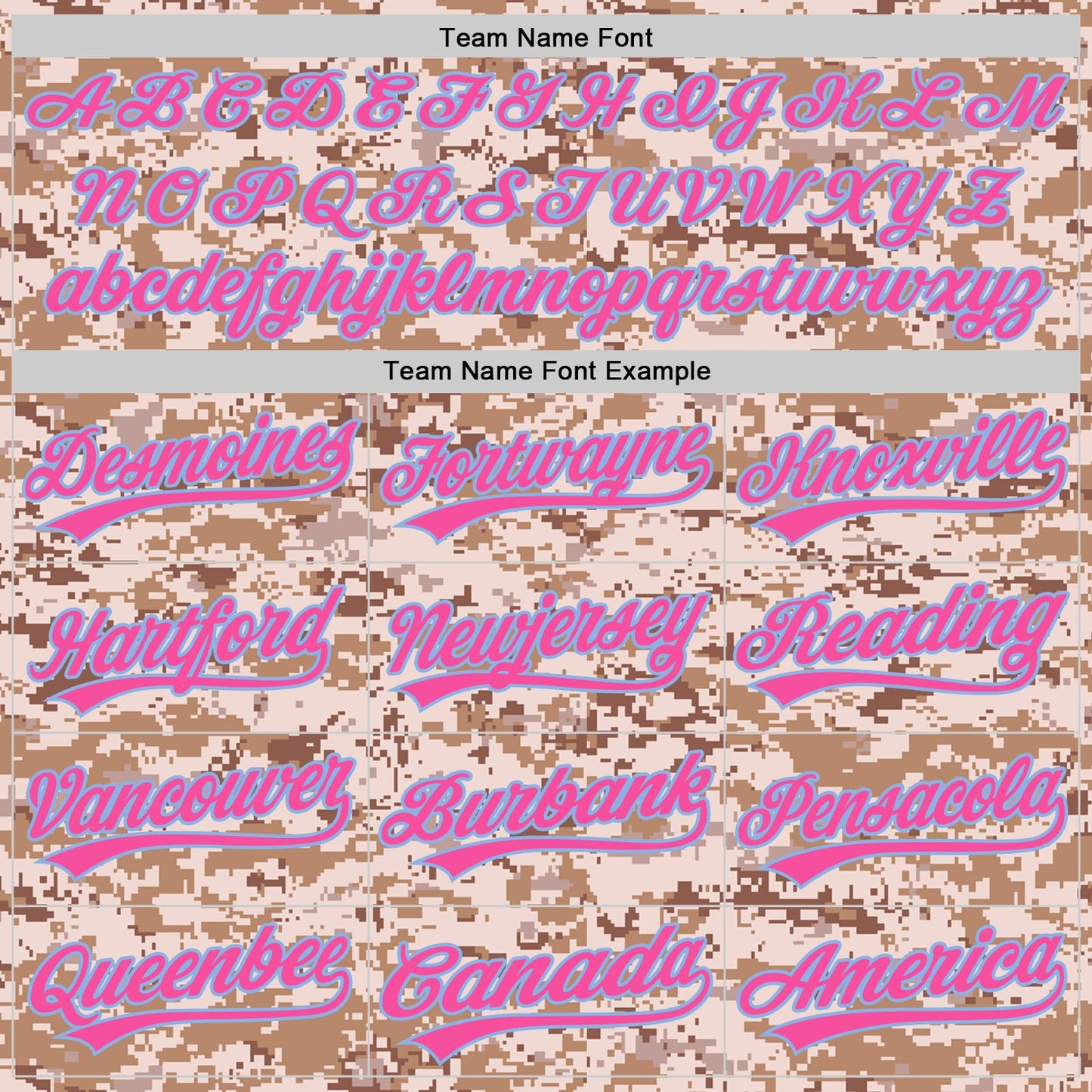 Custom Camo Pink-Light Blue Authentic Salute To Service Baseball Jersey