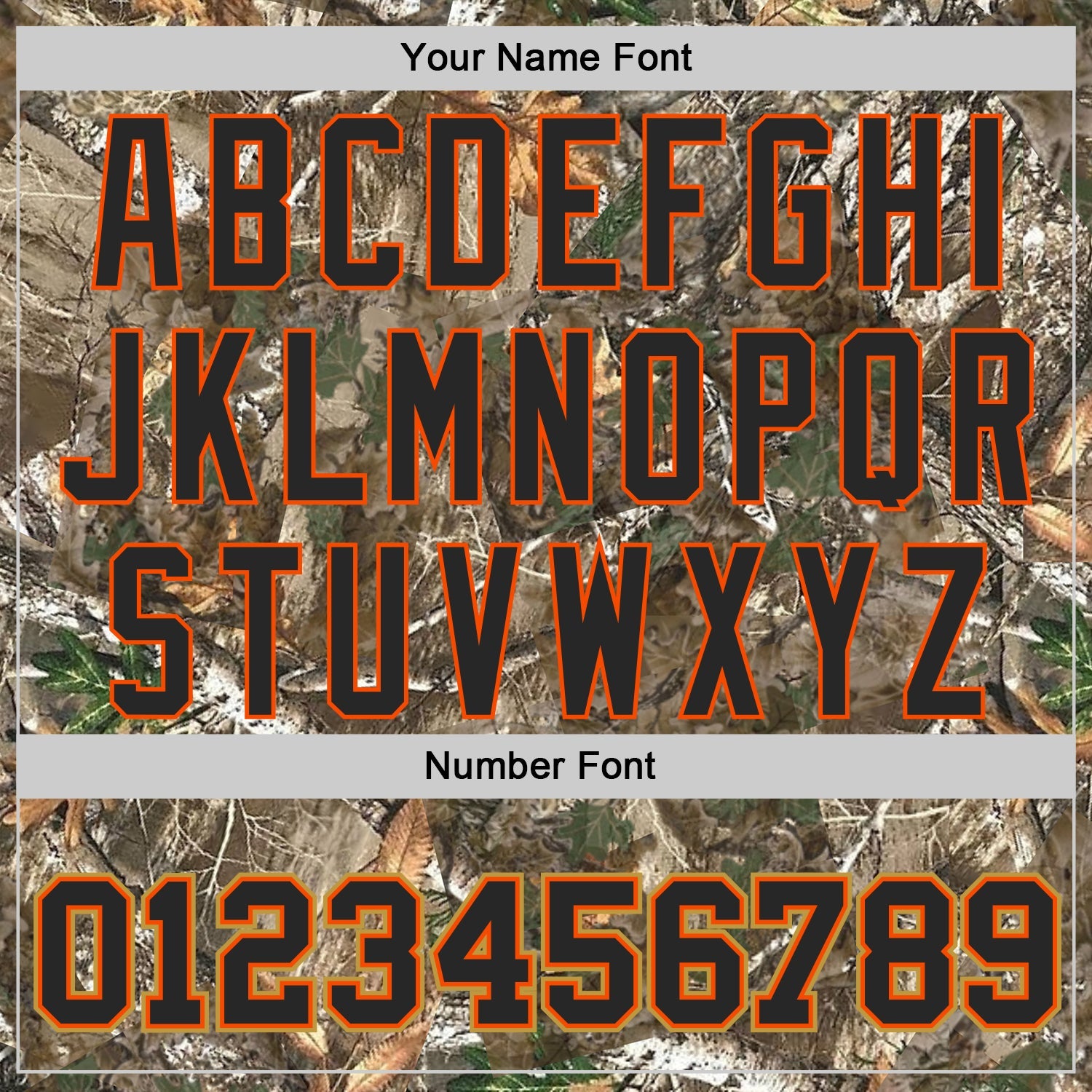 Custom Camo Black Orange-Old Gold Woodland Forest Camouflage Authentic Salute To Service Baseball Jersey