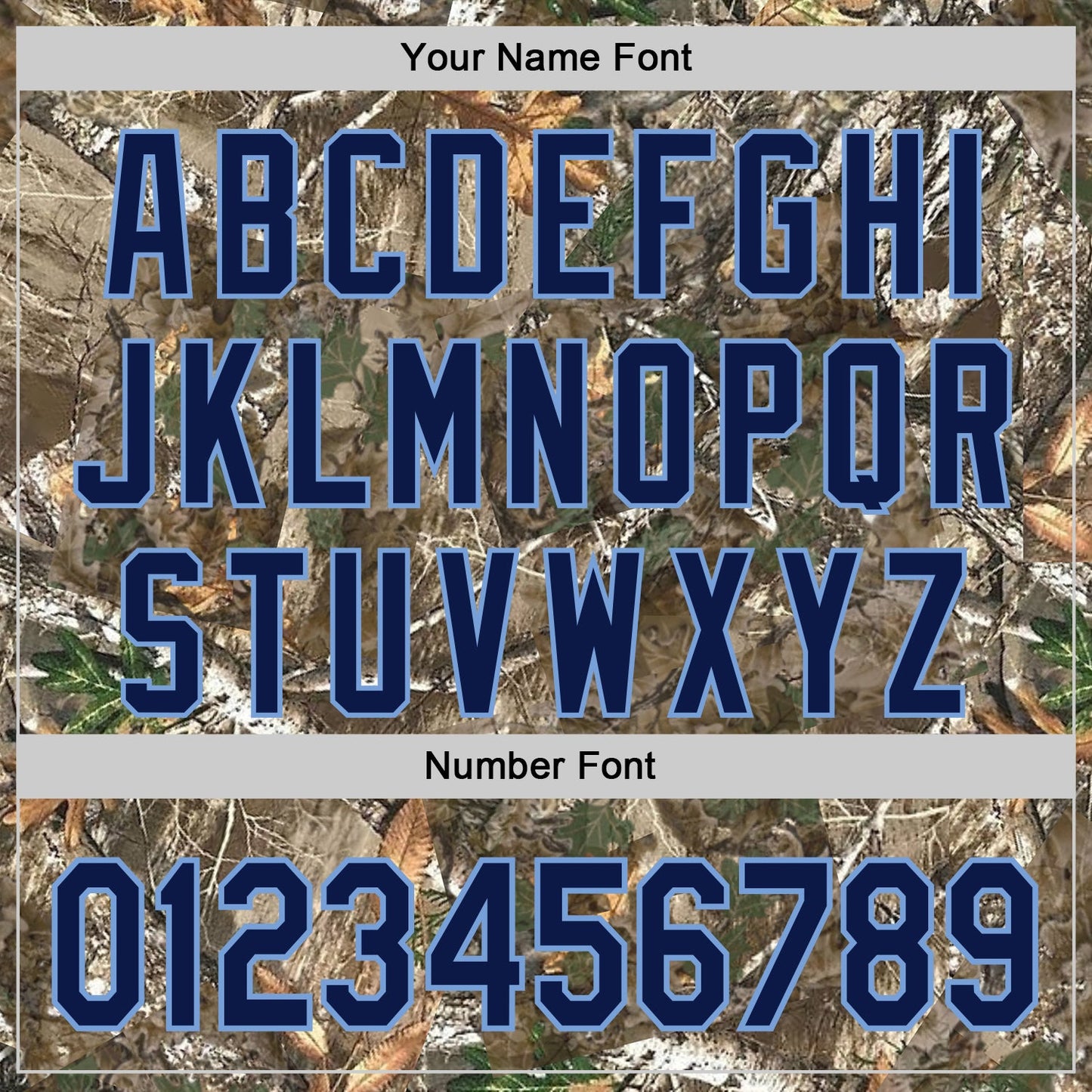 Custom Camo Navy-Powder Blue Woodland Forest Camouflage Authentic Salute To Service Baseball Jersey