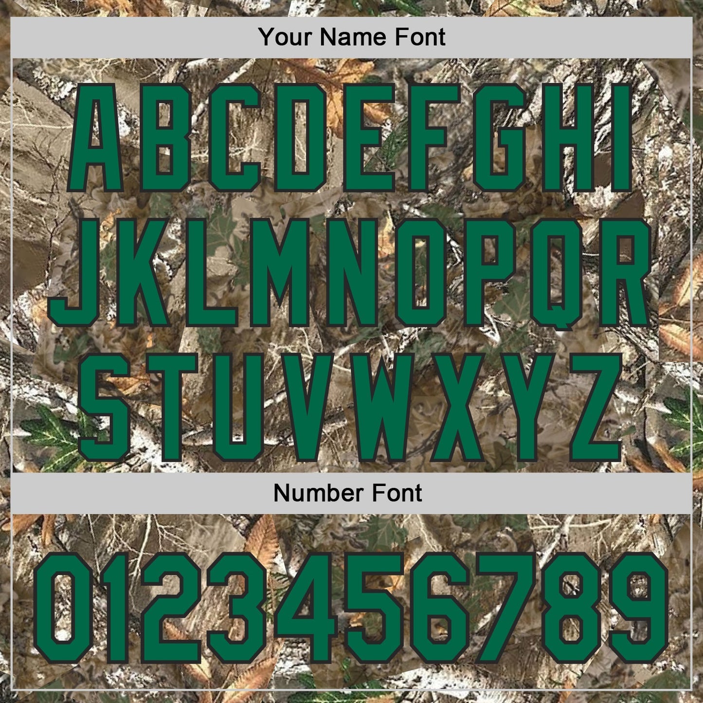 Custom Camo Kelly Green-Black Woodland Forest Camouflage Authentic Salute To Service Baseball Jersey