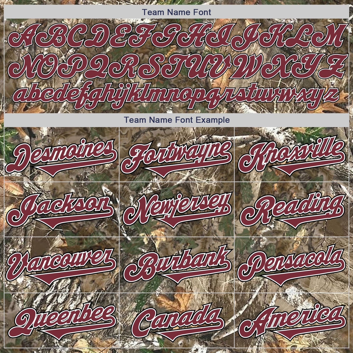 Custom Camo Burgundy White-Black Woodland Forest Camouflage Authentic Salute To Service Baseball Jersey