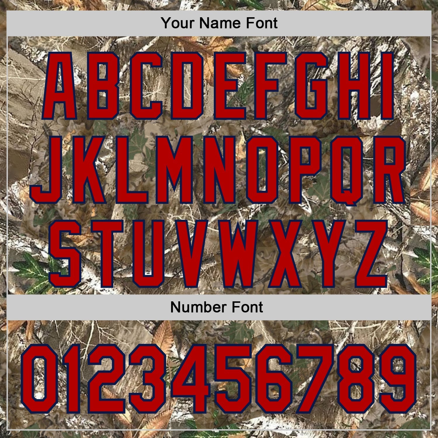 Custom Camo Red-Navy Woodland Forest Camouflage Authentic Salute To Service Baseball Jersey