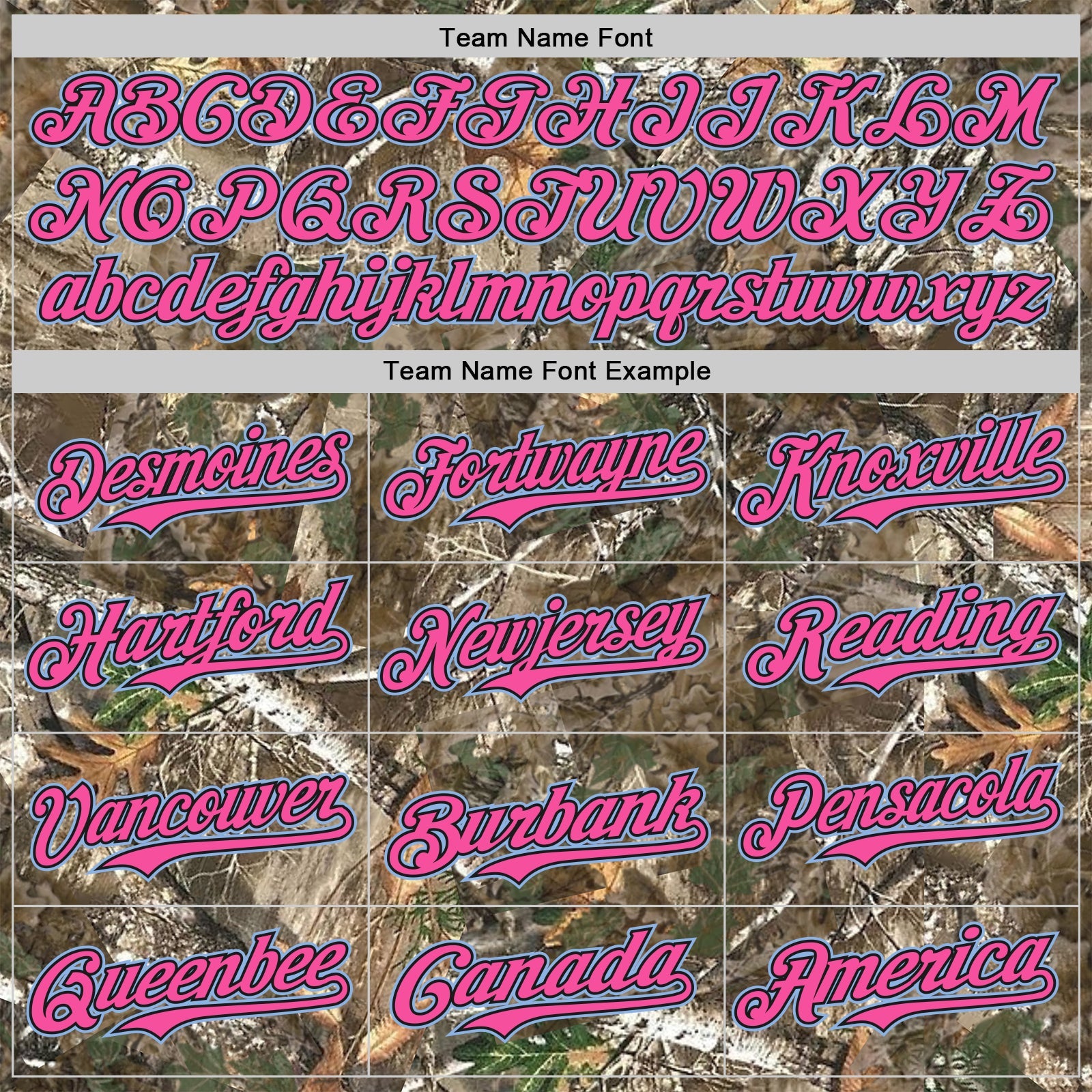 Custom Camo Light Blue Black-Pink Woodland Forest Camouflage Authentic Salute To Service Baseball Jersey