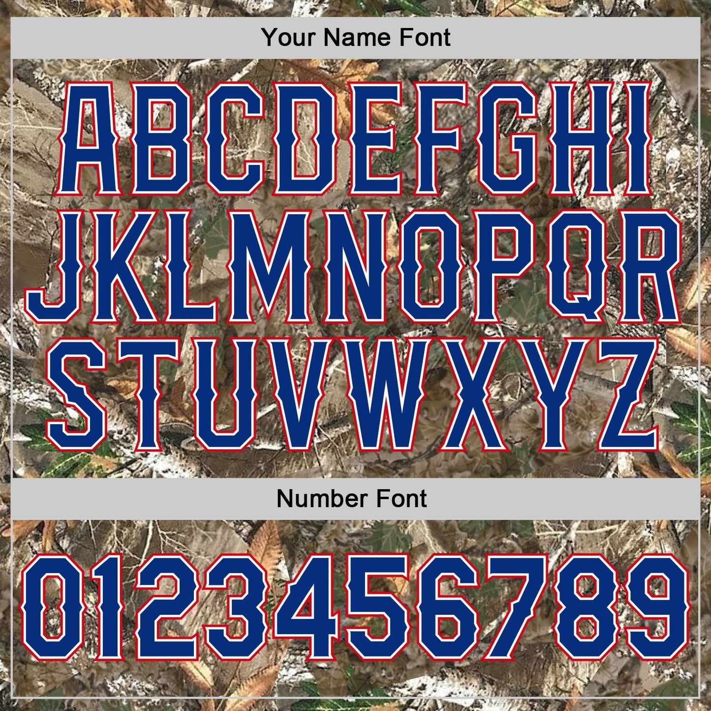 Custom Camo Royal White-Red Woodland Forest Camouflage Authentic Salute To Service Baseball Jersey