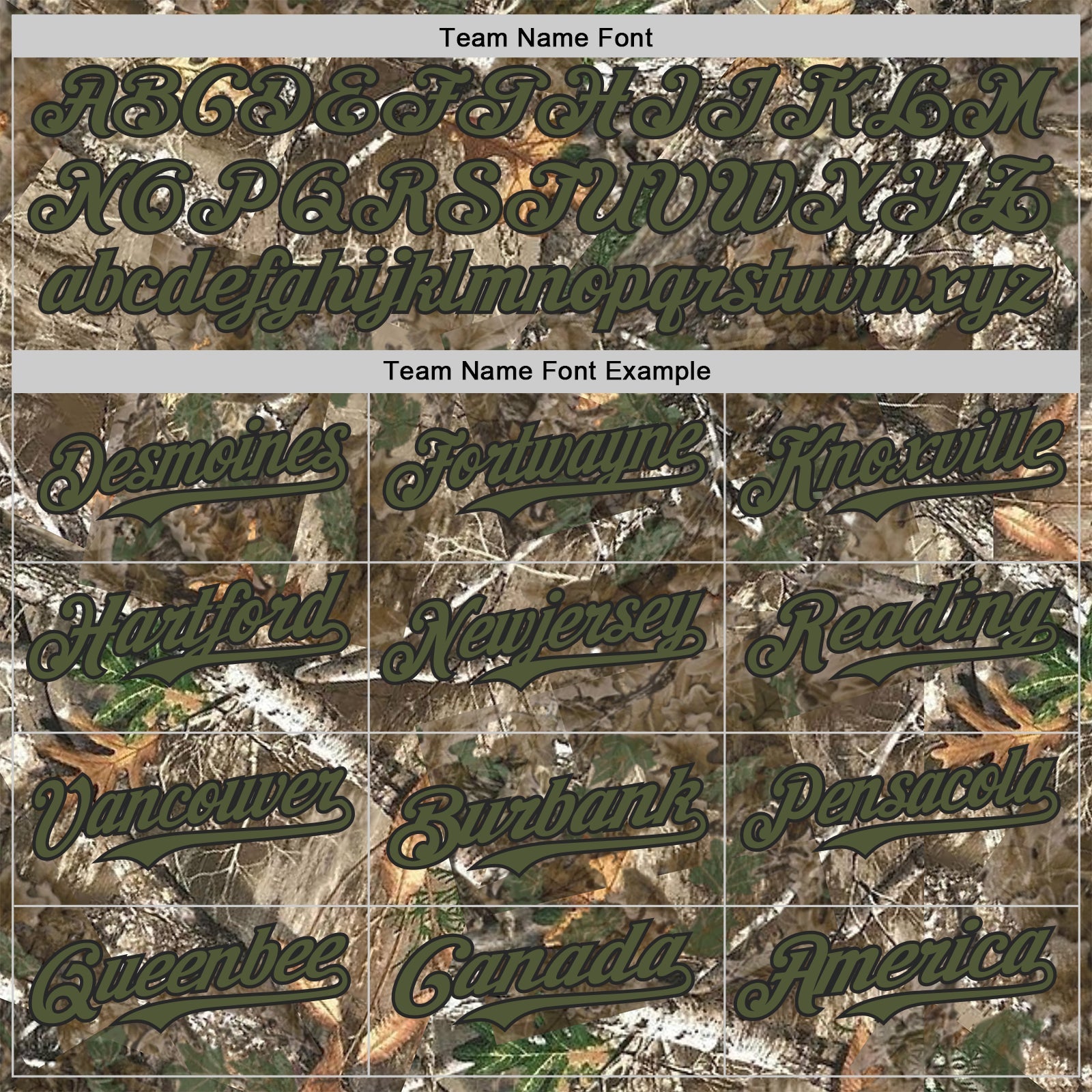 Custom Camo Olive-Black Woodland Forest Camouflage Authentic Salute To Service Baseball Jersey
