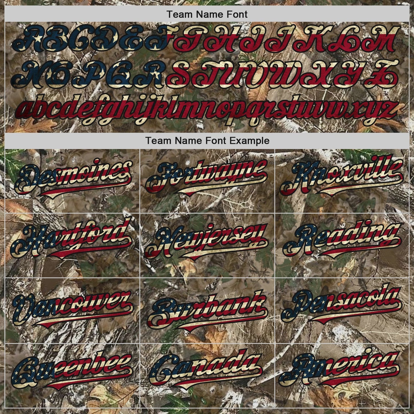 Custom Camo Vintage USA Flag Olive-Black Woodland Forest Camouflage Authentic Salute To Service Baseball Jersey
