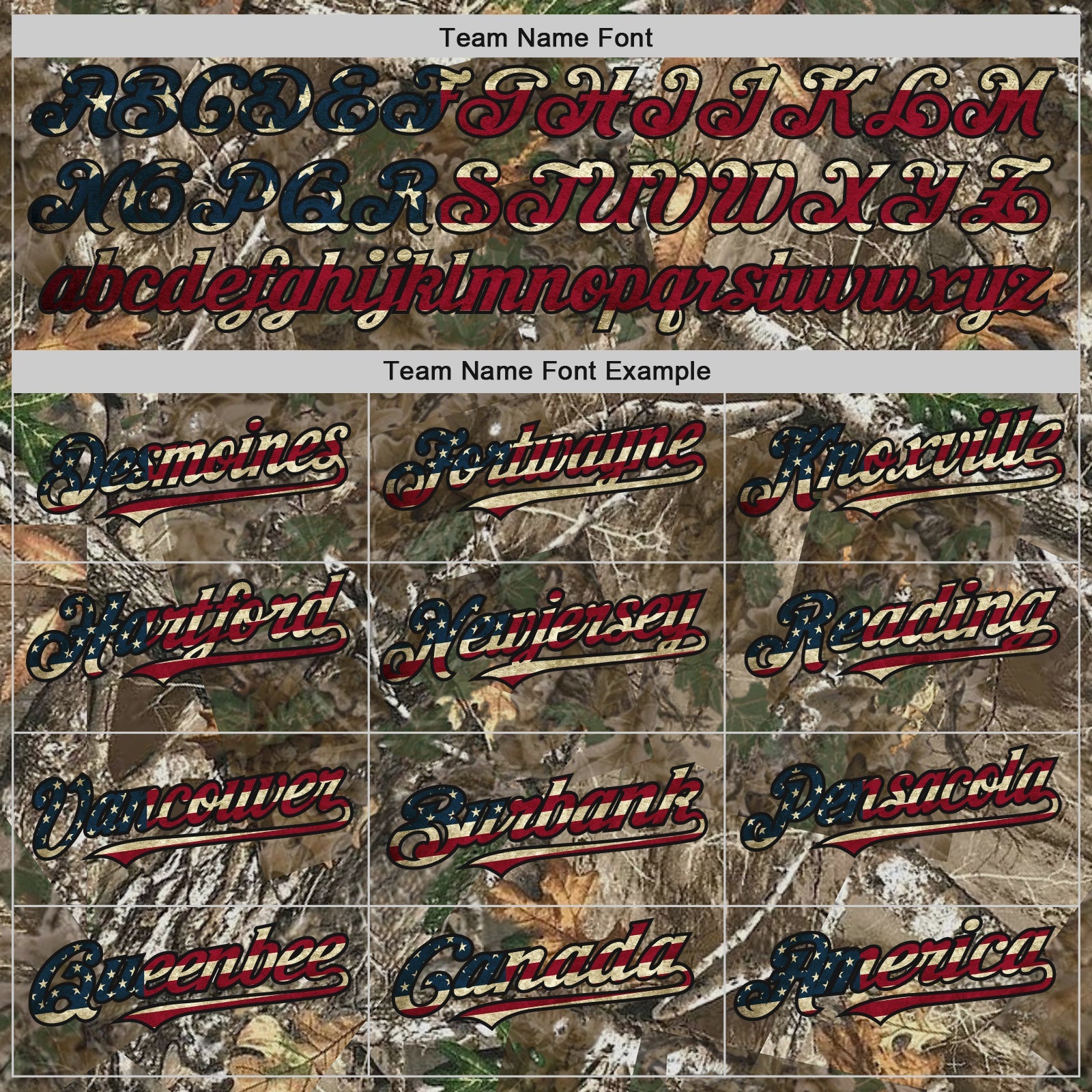 Custom Camo Vintage USA Flag Olive-Black Woodland Forest Camouflage Authentic Salute To Service Baseball Jersey