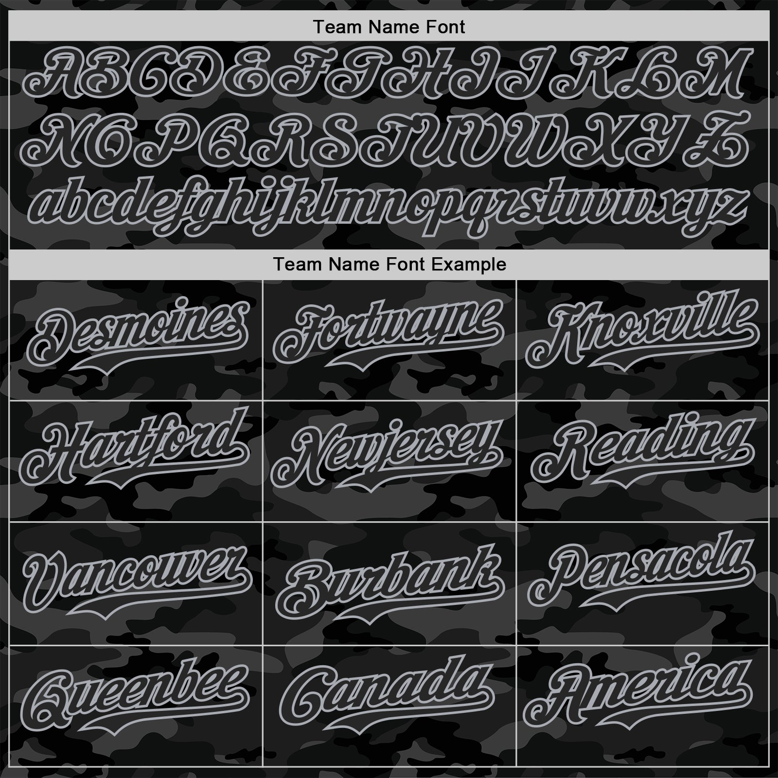 Custom Camo Black-Gray Dark Camouflage Tactical Style Authentic Salute To Service Baseball Jersey